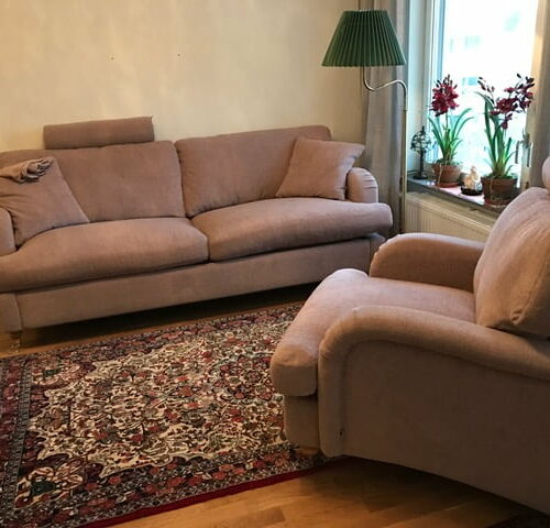 Brighton bäddsoffa & Brighton fåtölj