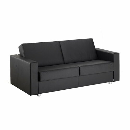 first 140 bäddsoffa med skinn från hovden