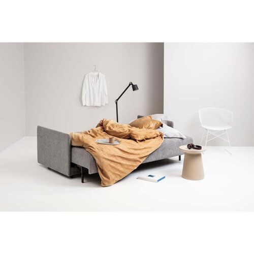 Flexy bäddsoffa från Hovden i utbäddat läge.