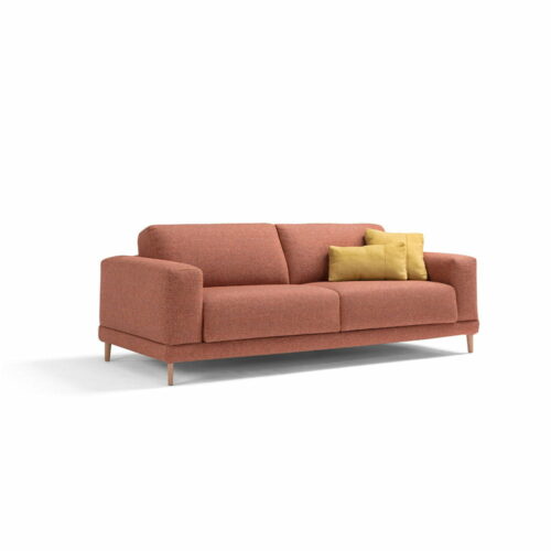 naxos rosa bäddsoffa från dienne salotti