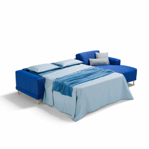 naxos divansoffa blå bäddsoffa