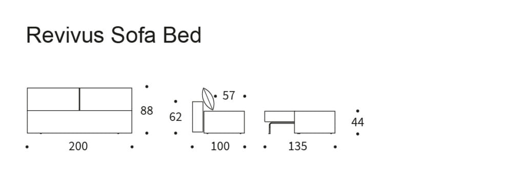 Revivus Sofa Bed bäddsoffa från Innovation living