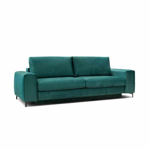 Peggy 3-sits bäddsoffa i grön färg