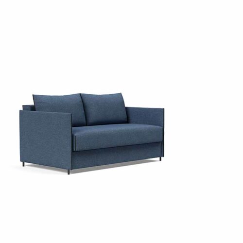 Luoma bäddsoffa i blått tyg från Innovation Living