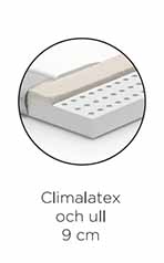 Climatlatex + ull (9cm)