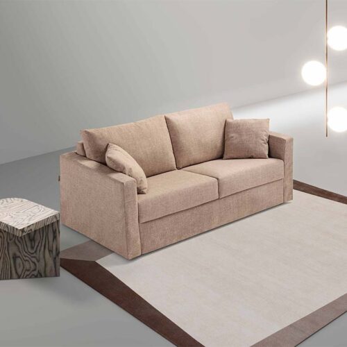 Cozy express bäddsoffa i miljörum.