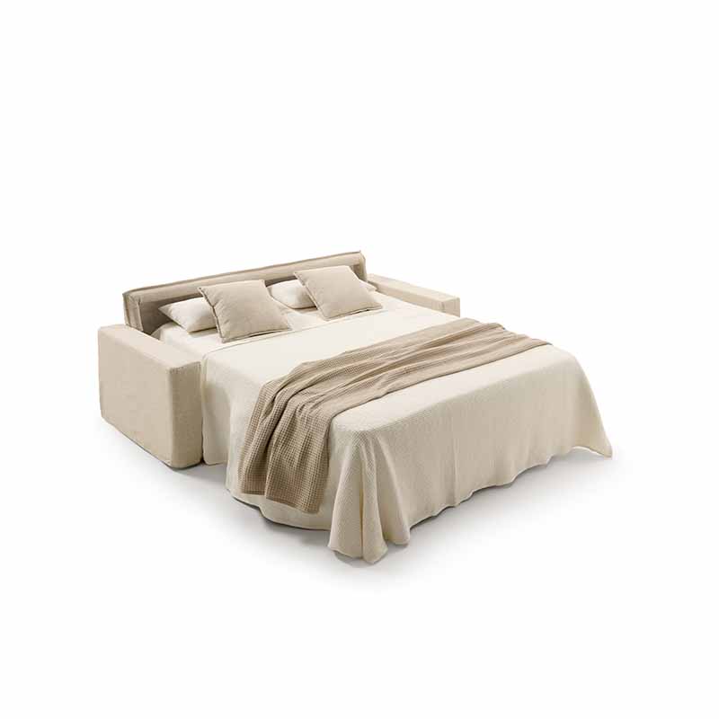 Nature 18 wide bäddsoffa i utbäddat läge.