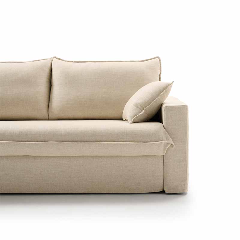 Nature 18 wide närbild i lino tyg.