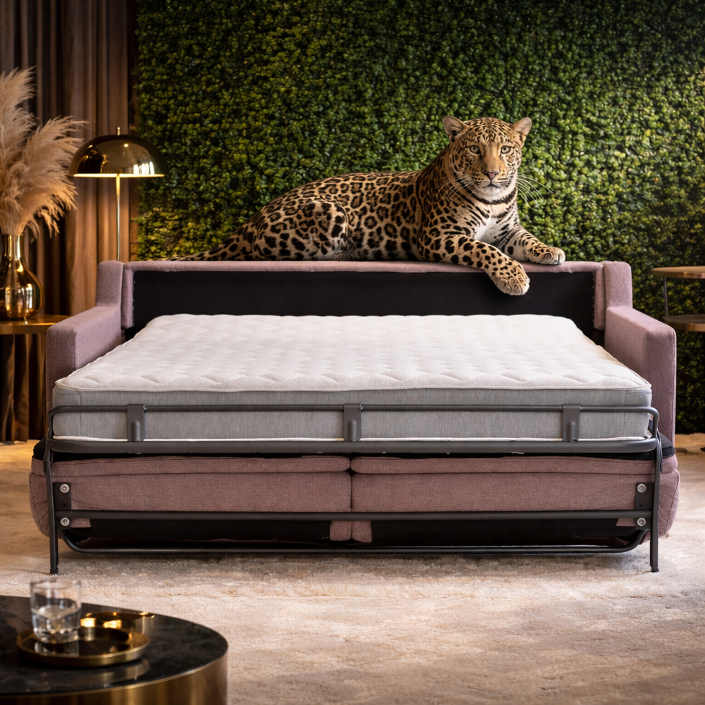 Framåtbäddade bäddsoffor