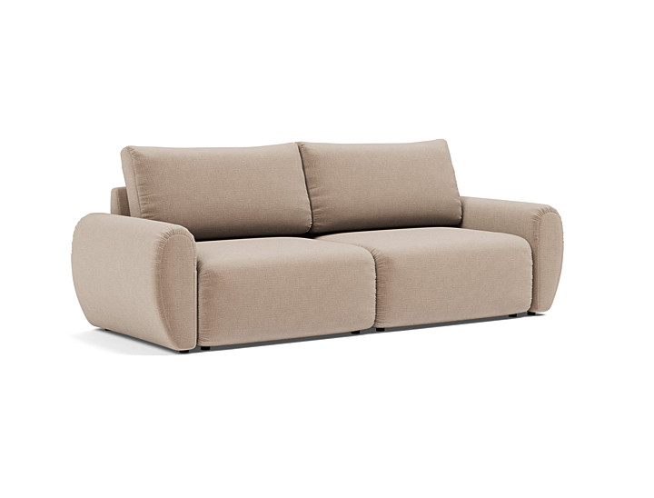 Norum bäddsoffa i ljust tyg från Innovation Living.